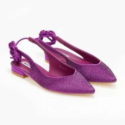 Καλύτερες κριτικές για 😉 The Fashion Project Μπαλαρίνες μυτερές σατέν με Lace Up δέσιμο - Μωβ 🔥 -Sneakers Κατάστημα mpalarines muteres saten me lace up desimo 106506 gkdm