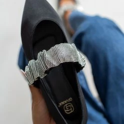 Καλύτερη πώληση ⌛ The Fashion Project Μπαλαρίνες σατέν με Strass φάσα - Μαύρο 💯 15 Καλύτερη πώληση ⌛ The Fashion Project Μπαλαρίνες σατέν με Strass φάσα - Μαύρο 💯 -Sneakers Κατάστημα mpalarines saten me strass fasa 107239 lo0r