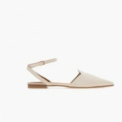 Τοπ 10 🤩 The Fashion Project Μπαλαρίνες Suede με Lace Up δέσιμο - Μπεζ 👏 -Sneakers Κατάστημα mpalarines suede me lace up desimo 103382 mf3l