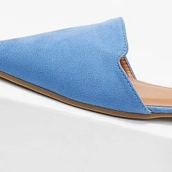 Ολοκαίνουργιο 💯 The Fashion Project Μπαλαρίνες Suede με Lace Up δέσιμο - Γαλάζιο 🤩 -Sneakers Κατάστημα mpalarines suede me lace up desimo 103385 31ua