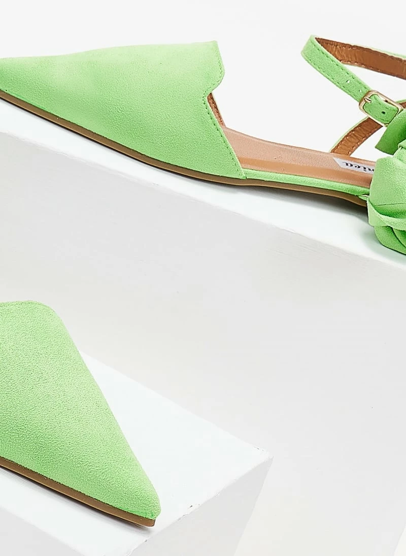 Συμφωνίες 🌟 The Fashion Project Μπαλαρίνες Suede με Lace Up δέσιμο - Λαχανί ❤️ 9 Συμφωνίες 🌟 The Fashion Project Μπαλαρίνες Suede με Lace Up δέσιμο - Λαχανί ❤️ - Image 7