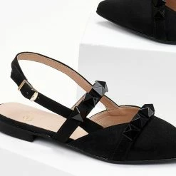 Ολοκαίνουργιο 🔥 Μπαλαρίνες Suede μυτερές με τρουκς Estil - Μαύρο ✨ 11 Ολοκαίνουργιο 🔥 Μπαλαρίνες Suede μυτερές με τρουκς Estil - Μαύρο ✨ -Sneakers Κατάστημα mpalarines suede muteres me trouks 103818 b5tf