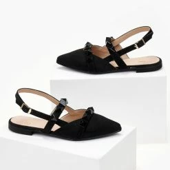 Ολοκαίνουργιο 🔥 Μπαλαρίνες Suede μυτερές με τρουκς Estil - Μαύρο ✨ 14 Ολοκαίνουργιο 🔥 Μπαλαρίνες Suede μυτερές με τρουκς Estil - Μαύρο ✨ -Sneakers Κατάστημα mpalarines suede muteres me trouks 103818 r3gz