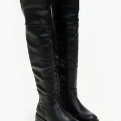 ΧΟΝΔΡΙΚΟ ΕΜΠΟΡΙΟ 🔥 The Fashion Project Μπότες πάνω από το γόνατο - Μαύρο 😉 11 ΧΟΝΔΡΙΚΟ ΕΜΠΟΡΙΟ 🔥 The Fashion Project Μπότες πάνω από το γόνατο - Μαύρο 😉 -Sneakers Κατάστημα mpota flat basic panw apo to gonato 106377 dsh9