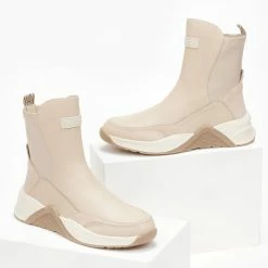 Best Pirce 👍 Sneakers μποτάκια δερμάτινα CARMELA 160285 - Μπεζ ⭐ -Sneakers Κατάστημα mpotakia dermatina carmela 160285 107126 bphj