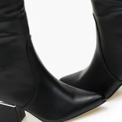 Εκπτωση ❤️ The Fashion Project Μπότες All Day με μεταλλική λεπτομέρεια - Μαύρο ⭐ -Sneakers Κατάστημα mpotes all day me metalliki leptomereia 108232 m31k