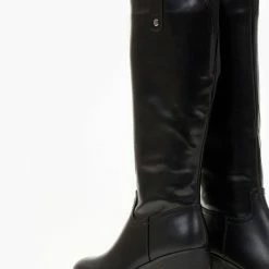 Ολοκαίνουργιο 🤩 The Fashion Project Μπότες Casual με διχρωμία στο θηλάκι - Μαύρο 🔥 -Sneakers Κατάστημα mpotes casual me dixrwmia sto thilaki 105768 rwi5