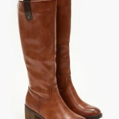 Καλύτερη πώληση 🎁 The Fashion Project Μπότες Casual με διχρωμία στο θηλάκι - Ταμπά ❤️ -Sneakers Κατάστημα mpotes casual me dixrwmia sto thilaki 105769 9y5l