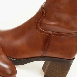 Καλύτερη πώληση 🎁 The Fashion Project Μπότες Casual με διχρωμία στο θηλάκι - Ταμπά ❤️ -Sneakers Κατάστημα mpotes casual me dixrwmia sto thilaki 105769 lk34