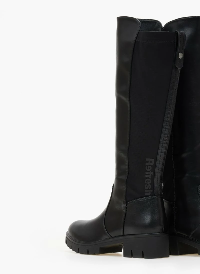 Νέος 🥰 Μπότες Chunky με ελαστικό τμήμα Refresh 170184 - Μαύρο 😀 10 Νέος 🥰 Μπότες Chunky με ελαστικό τμήμα Refresh 170184 - Μαύρο 😀 - Image 8