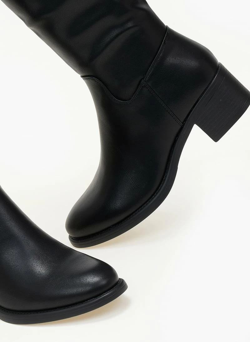 Καλύτερη πώληση 💯 The Fashion Project Μπότες Casual με τετράγωνο τακούνι - Μαύρο 🔔 5 Καλύτερη πώληση 💯 The Fashion Project Μπότες Casual με τετράγωνο τακούνι - Μαύρο 🔔 - Image 3