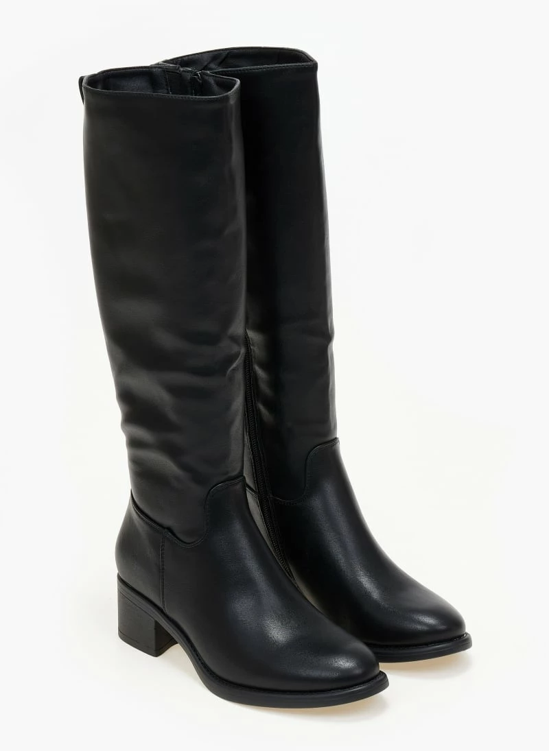 Καλύτερη πώληση 💯 The Fashion Project Μπότες Casual με τετράγωνο τακούνι - Μαύρο 🔔 4 Καλύτερη πώληση 💯 The Fashion Project Μπότες Casual με τετράγωνο τακούνι - Μαύρο 🔔 - Image 2