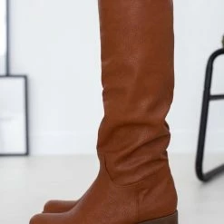 Flash Sale 👍 The Fashion Project Μπότες Casual με χαμηλό τακούνι - Ταμπά 🧨 -Sneakers Κατάστημα mpotes casual me xamilo takouni 109225 gbvb