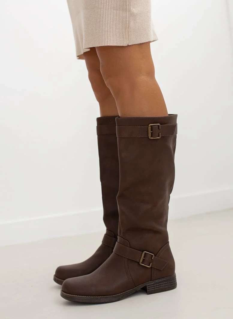 Η καλύτερη συμφωνία 🎁 The Fashion Project Μπότες Casual με ζωνάκι - Καφέ 😉 3 Η καλύτερη συμφωνία 🎁 The Fashion Project Μπότες Casual με ζωνάκι - Καφέ 😉