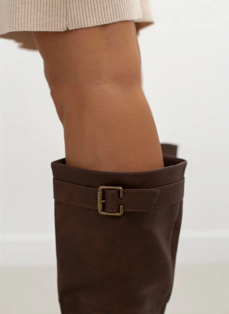 Η καλύτερη συμφωνία 🎁 The Fashion Project Μπότες Casual με ζωνάκι - Καφέ 😉 6 Η καλύτερη συμφωνία 🎁 The Fashion Project Μπότες Casual με ζωνάκι - Καφέ 😉 - Image 4