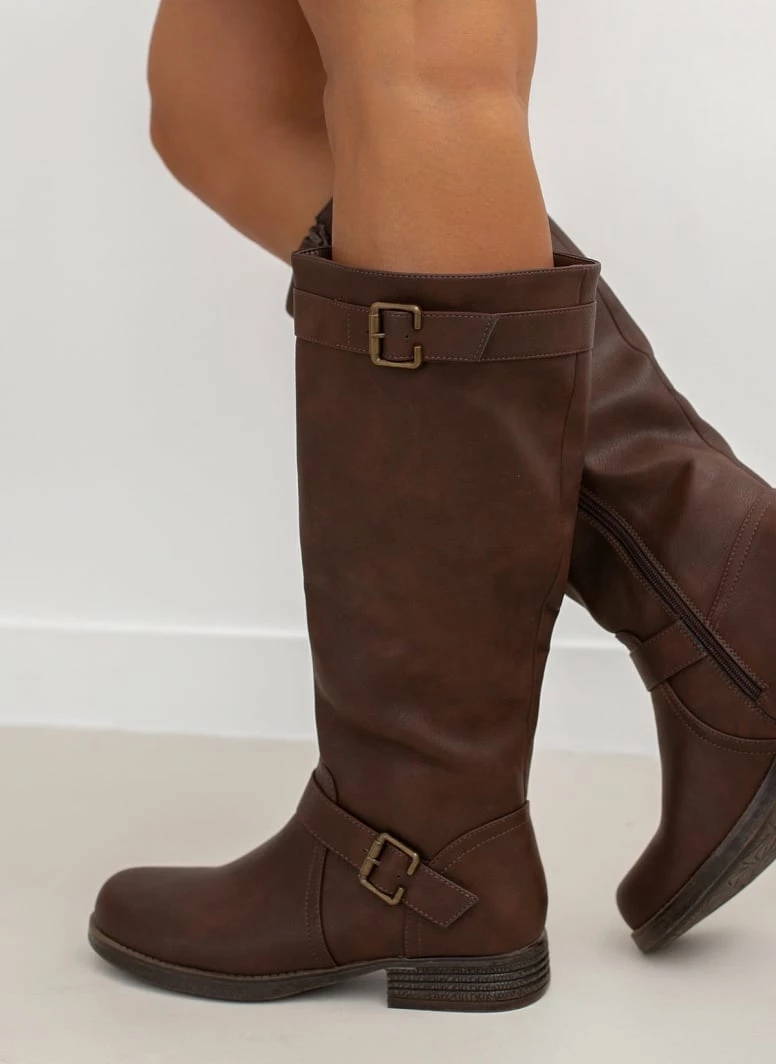 Η καλύτερη συμφωνία 🎁 The Fashion Project Μπότες Casual με ζωνάκι - Καφέ 😉 9 Η καλύτερη συμφωνία 🎁 The Fashion Project Μπότες Casual με ζωνάκι - Καφέ 😉 - Image 7