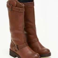 Τοπ 10 ❤️ The Fashion Project Μπότες Casual με ζωνάκια - Ταμπά ✔️ -Sneakers Κατάστημα mpotes casual me zwnakia 106249 mb21