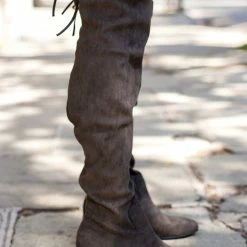 Best Pirce 🧨 The Fashion Project Μπότες πάνω από το γόνατο Suede - Λαδί ⌛ 19 Best Pirce 🧨 The Fashion Project Μπότες πάνω από το γόνατο Suede - Λαδί ⌛ -Sneakers Κατάστημα mpotes casual suede panw apo to gonato 107295 maw1