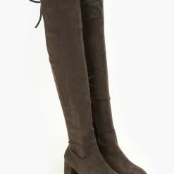 Best Pirce 🧨 The Fashion Project Μπότες πάνω από το γόνατο Suede - Λαδί ⌛ 20 Best Pirce 🧨 The Fashion Project Μπότες πάνω από το γόνατο Suede - Λαδί ⌛ -Sneakers Κατάστημα mpotes casual suede panw apo to gonato 107295 z1xy