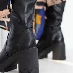 Καλύτερες κριτικές για 🥰 The Fashion Project Μπότες Chunky με τακούνι - Μαύρο ⭐ -Sneakers Κατάστημα mpotes chunky me takouni 109372 avgf