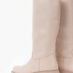 Τοπ 10 🛒 The Fashion Project Μπότες Chunky χωρίς φερμουάρ - Μπεζ 😀 -Sneakers Κατάστημα mpotes chynky xwris fermouar 98345 skga