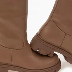 Νέος 🔔 The Fashion Project Μπότες Chunky χωρίς φερμουάρ - Πούρο 💯 -Sneakers Κατάστημα mpotes chynky xwris fermouar 98346 nktz