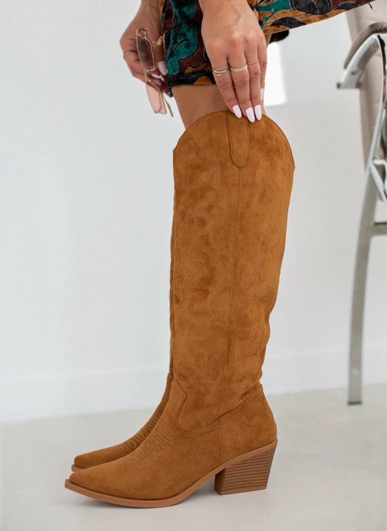 Αγορά 🎉 The Fashion Project Μπότες Cowboy μυτερές - Ταμπά 🔔 3 Αγορά 🎉 The Fashion Project Μπότες Cowboy μυτερές - Ταμπά 🔔