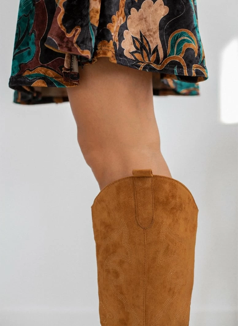 Αγορά 🎉 The Fashion Project Μπότες Cowboy μυτερές - Ταμπά 🔔 7 Αγορά 🎉 The Fashion Project Μπότες Cowboy μυτερές - Ταμπά 🔔 - Image 5