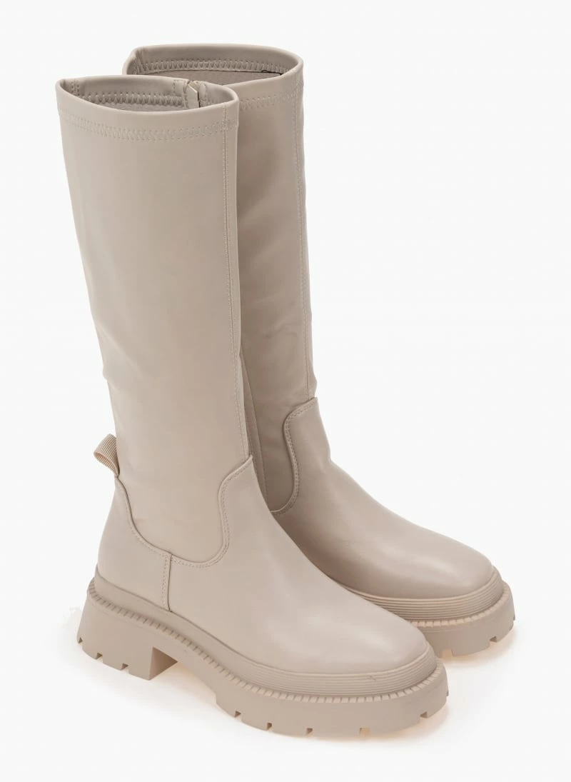 Η καλύτερη συμφωνία 💯 The Fashion Project Μπότες Chunky ελαστικές - Μπεζ ⌛ 5 Η καλύτερη συμφωνία 💯 The Fashion Project Μπότες Chunky ελαστικές - Μπεζ ⌛ - Image 3