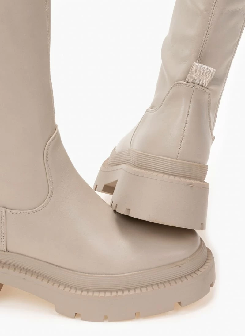 Η καλύτερη συμφωνία 💯 The Fashion Project Μπότες Chunky ελαστικές - Μπεζ ⌛ 7 Η καλύτερη συμφωνία 💯 The Fashion Project Μπότες Chunky ελαστικές - Μπεζ ⌛ - Image 5