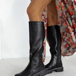 Το φθηνότερο ⭐ The Fashion Project Μπότες με λάστιχο στα πλάι - Μαύρο 🎁