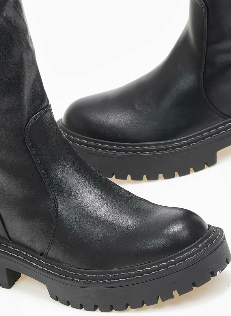 Το φθηνότερο ⭐ The Fashion Project Μπότες με λάστιχο στα πλάι - Μαύρο 🎁 8 Το φθηνότερο ⭐ The Fashion Project Μπότες με λάστιχο στα πλάι - Μαύρο 🎁 - Image 6