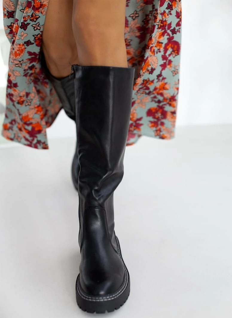 Το φθηνότερο ⭐ The Fashion Project Μπότες με λάστιχο στα πλάι - Μαύρο 🎁 7 Το φθηνότερο ⭐ The Fashion Project Μπότες με λάστιχο στα πλάι - Μαύρο 🎁 - Image 5