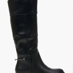 Προϋπολογισμός 😍 The Fashion Project Μπότες ιππασίας με μεταλλικό διακοσμητικό - Μαύρο 🛒