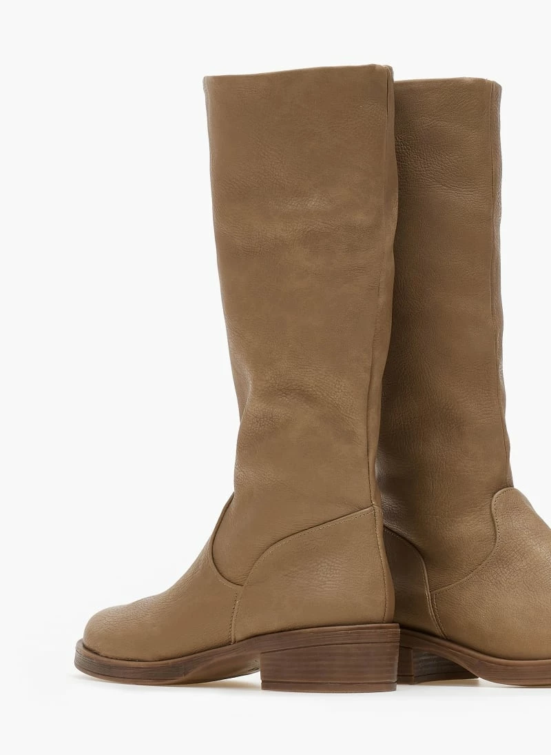 Flash Sale 🌟 The Fashion Project Μπότες φλατ σε στρογγυλή γραμμή - Τάουπε 🥰 6 Flash Sale 🌟 The Fashion Project Μπότες φλατ σε στρογγυλή γραμμή - Τάουπε 🥰 - Image 4