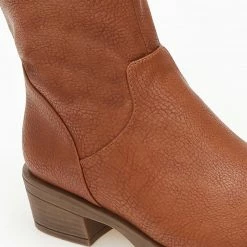 Εξοδος 🔥 The Fashion Project Μπότες φλατ σε στρογγυλή γραμμή - Ταμπά 😍 8 Εξοδος 🔥 The Fashion Project Μπότες φλατ σε στρογγυλή γραμμή - Ταμπά 😍 -Sneakers Κατάστημα mpotes flat se strogguli grammi 109038 77op