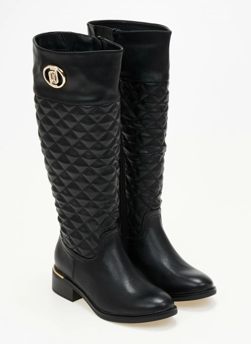 Εξοδος 🛒 The Fashion Project Μπότες ιππασίας καπιτονέ - Μαύρο 🛒 4 Εξοδος 🛒 The Fashion Project Μπότες ιππασίας καπιτονέ - Μαύρο 🛒 - Image 2