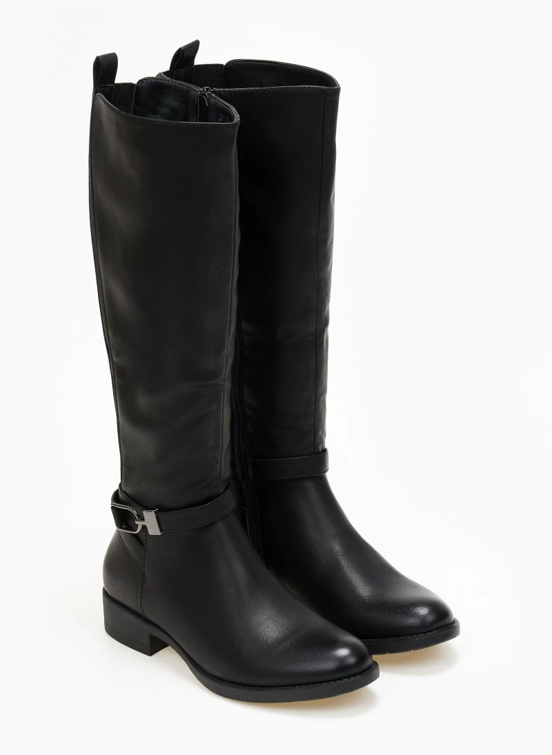 Συμφωνίες ✨ The Fashion Project Μπότες ιππασίας με διακοσμητικό - Μαύρο 🧨 4 Συμφωνίες ✨ The Fashion Project Μπότες ιππασίας με διακοσμητικό - Μαύρο 🧨 - Image 2