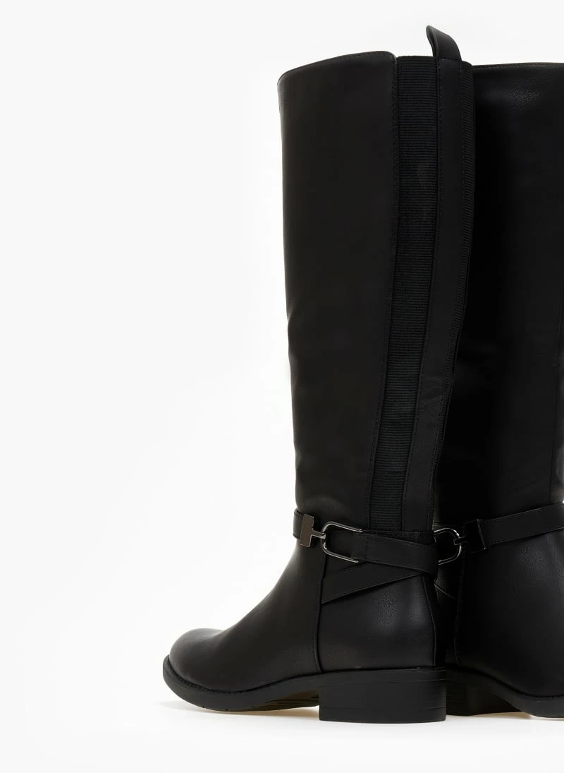 Συμφωνίες ✨ The Fashion Project Μπότες ιππασίας με διακοσμητικό - Μαύρο 🧨 7 Συμφωνίες ✨ The Fashion Project Μπότες ιππασίας με διακοσμητικό - Μαύρο 🧨 - Image 5