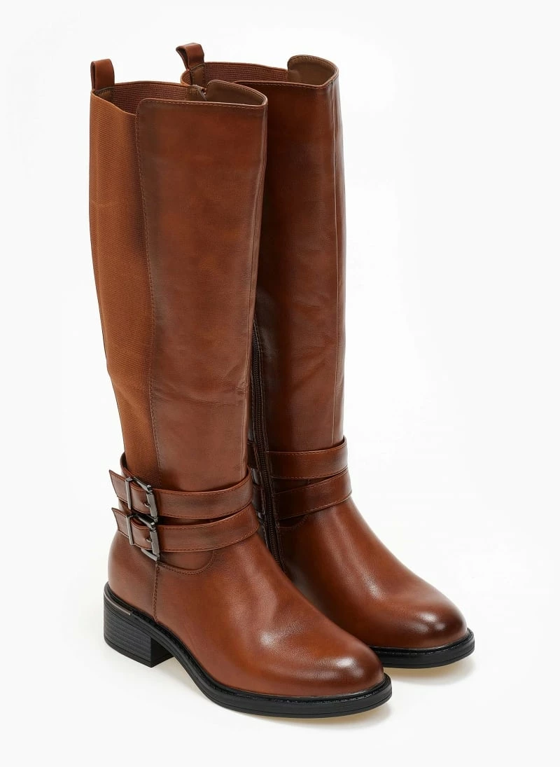 ΧΟΝΔΡΙΚΟ ΕΜΠΟΡΙΟ ✨ The Fashion Project Μπότες ιππασίας με διπλό ζωνάκι - Ταμπά 🤩 4 ΧΟΝΔΡΙΚΟ ΕΜΠΟΡΙΟ ✨ The Fashion Project Μπότες ιππασίας με διπλό ζωνάκι - Ταμπά 🤩 - Image 2