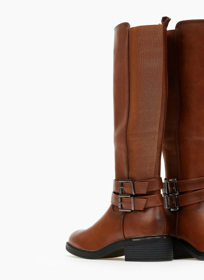 ΧΟΝΔΡΙΚΟ ΕΜΠΟΡΙΟ ✨ The Fashion Project Μπότες ιππασίας με διπλό ζωνάκι - Ταμπά 🤩 6 ΧΟΝΔΡΙΚΟ ΕΜΠΟΡΙΟ ✨ The Fashion Project Μπότες ιππασίας με διπλό ζωνάκι - Ταμπά 🤩 - Image 4