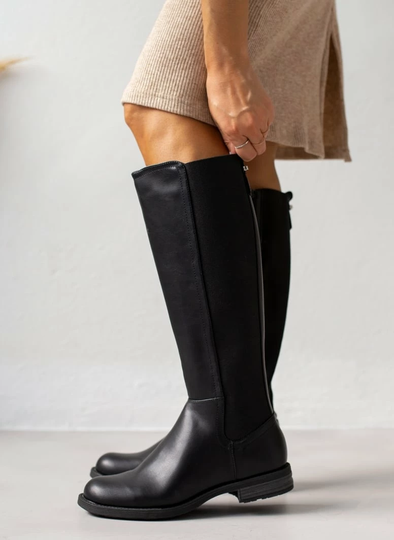 Το φθηνότερο 😉 The Fashion Project Μπότες ιππασίας με λάστιχο - Μαύρο ✨ 3 Το φθηνότερο 😉 The Fashion Project Μπότες ιππασίας με λάστιχο - Μαύρο ✨