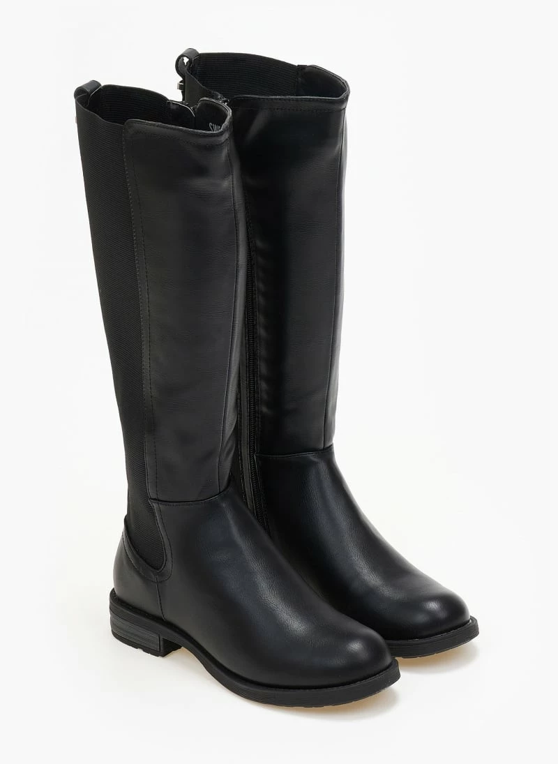 Το φθηνότερο 😉 The Fashion Project Μπότες ιππασίας με λάστιχο - Μαύρο ✨ 4 Το φθηνότερο 😉 The Fashion Project Μπότες ιππασίας με λάστιχο - Μαύρο ✨ - Image 2