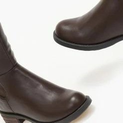 Το φθηνότερο 🌟 The Fashion Project Μπότες ιππασίας με λάστιχο - Καφέ 💯 -Sneakers Κατάστημα mpotes ippasias me lastixo 108863 pze6