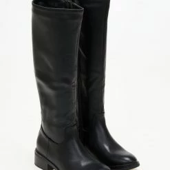 Φτηνός ✔️ The Fashion Project Μπότες ιππασίας με μέταλλο στο τακούνι - Μαύρο 🧨 -Sneakers Κατάστημα mpotes ippasias me metallo sto takouni 106667 rajn