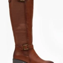 Flash Sale 🎁 The Fashion Project Μπότες ιππασίας με ζωνάκι - Ταμπά 🔔