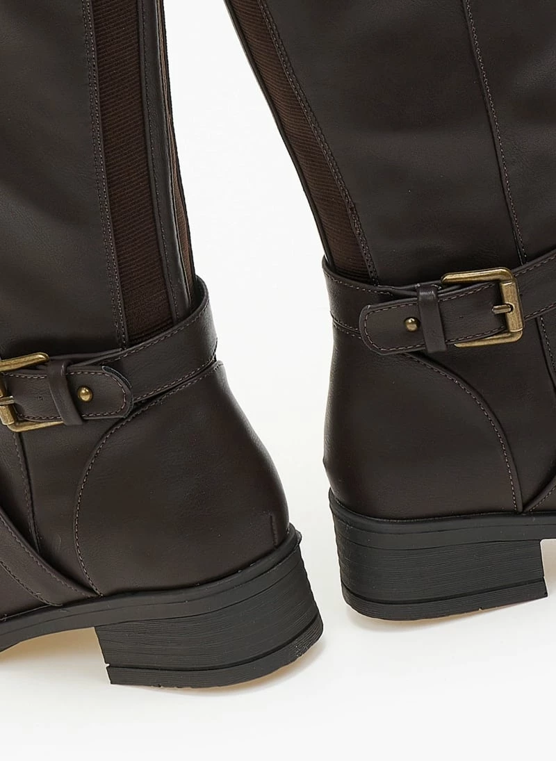 Πολύ καλή προσφορά 🔔 The Fashion Project Μπότες ιππασίας με ζωνάκι - Καφέ ⌛ 7 Πολύ καλή προσφορά 🔔 The Fashion Project Μπότες ιππασίας με ζωνάκι - Καφέ ⌛ - Image 5