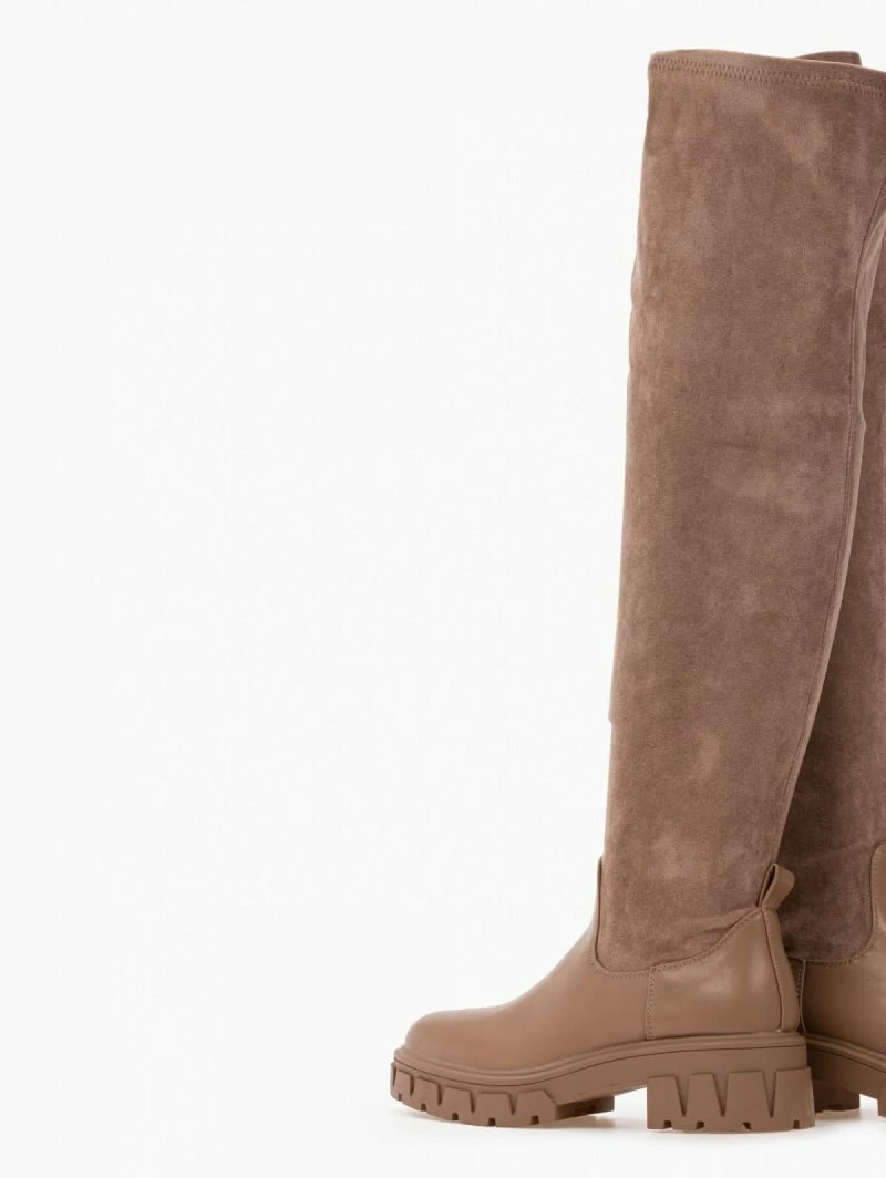 Το φθηνότερο 😀 The Fashion Project Μπότες πάνω από το γόνατο με Chunky σόλα - Πούρο 🤩 9 Το φθηνότερο 😀 The Fashion Project Μπότες πάνω από το γόνατο με Chunky σόλα - Πούρο 🤩 - Image 7