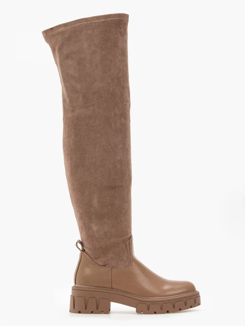 Το φθηνότερο 😀 The Fashion Project Μπότες πάνω από το γόνατο με Chunky σόλα - Πούρο 🤩 4 Το φθηνότερο 😀 The Fashion Project Μπότες πάνω από το γόνατο με Chunky σόλα - Πούρο 🤩 - Image 2