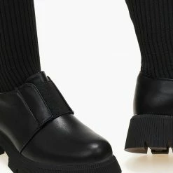 Νέος 🧨 The Fashion Project Μπότες κάλτσα με τρακτερωτή σόλα - Μαύρο 🤩 -Sneakers Κατάστημα mpotes kaltsa me trakterwti sola 107278 fc6b